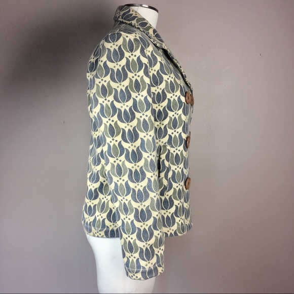 FOSSIL Wool Blend Spring Jacket quilted lining M - Picture 3 of 8